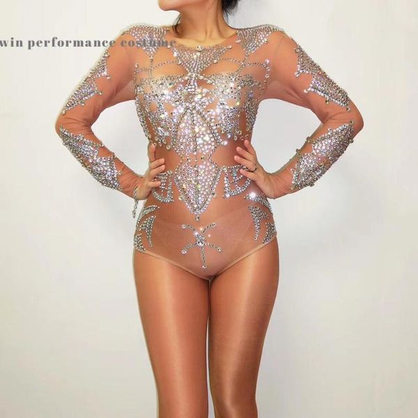 

stage wear exotic costume stocking tights jumpsuit performance party sexsy pole dancing jazz sparkly rhinstone, Black;red