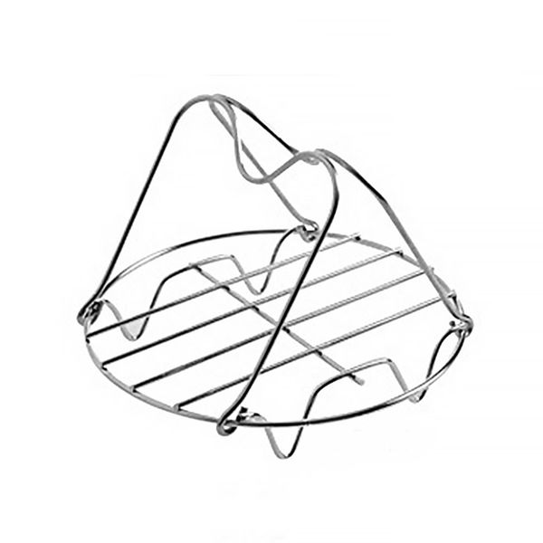 

with handle stainless steel pan for instant pot steam rack steamer bracket