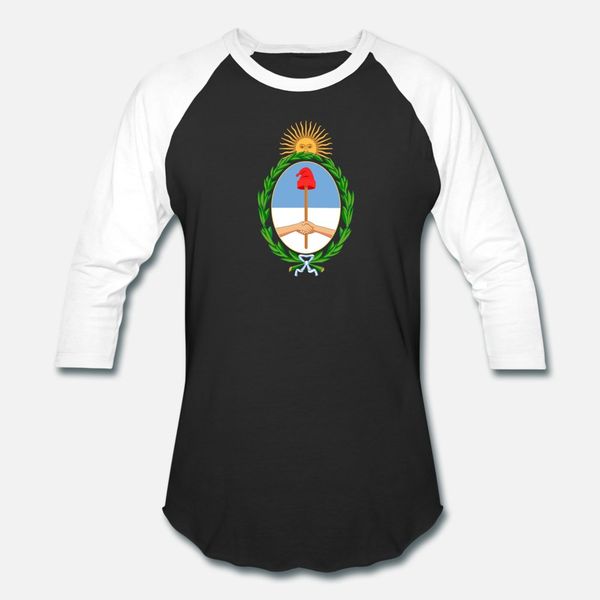 

coat of arms of argentina t shirt men character short sleeve s-xxxl pictures crazy funny casual summer style trend shirt