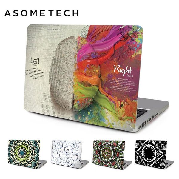 

cgjxsleft &right brain lapskin notebook stickers for mac 11 .6 12 13 .3 15 computer sticker for macbook retina air 13 pro 15 .4 cover t6