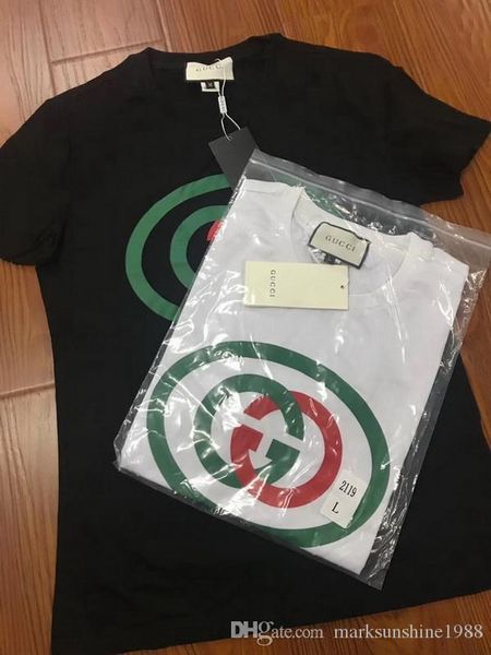 

2020 luxury mens designer t shirt famous brand letter printing mens designer short sleeves black white men women hip hop tees, White;black