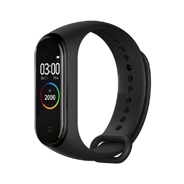 

heart rate blood pressure monitor colorful screen smart sport bracelet wristband m4 band health pulsera inteligent
