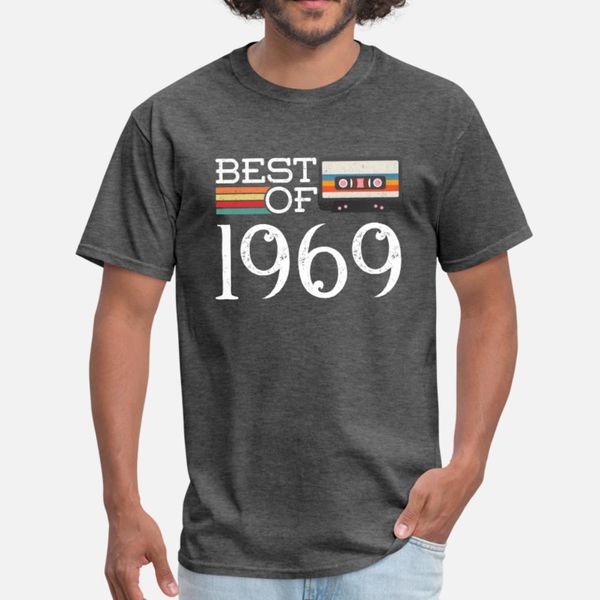 

1969 vintage 51 st birthday anniversary gift t shirt men designing 100% cotton s-3xl male famous humor summer letters shirt