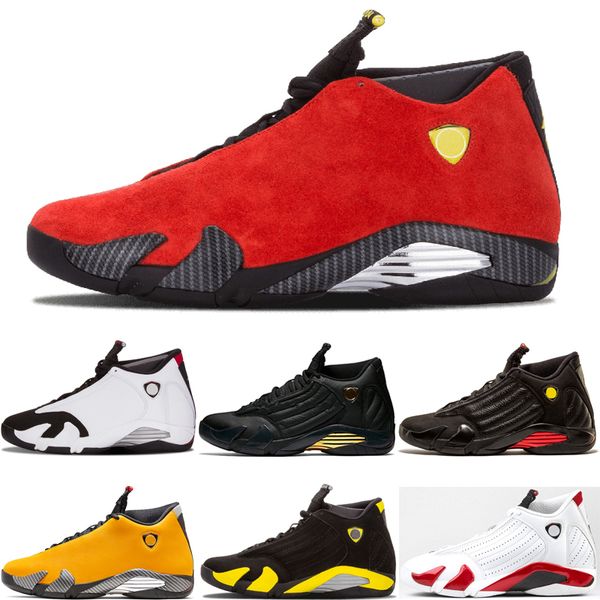 

14 14s og men basketball shoes reverse ferrar desert sand black toe last sthunder dmp classic fashion sport sneakers