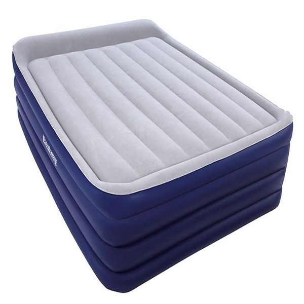 

outdoor pads camping air mattress single lunch break car inflatable bed portable double