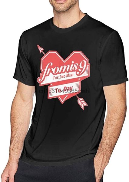 

manches courtes hommemens cool fromis_9 tee black men's graphic short sleeve