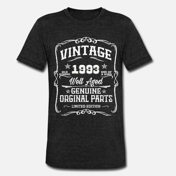 

vintage 1993 t shirt men character cotton s-xxxl family fitness humor spring pictures shirt