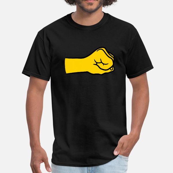 

boxing hand hitting clenched fist arm hewing finge t shirt men create 100% cotton o-neck basic solid famous funny spring leisure shirt