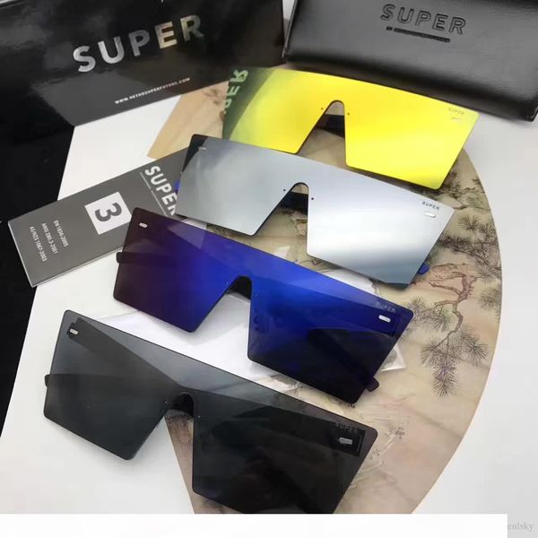 

sunglasses super by retrosuperfuture tuttolente w reguar ufr new brand new with box, White;black