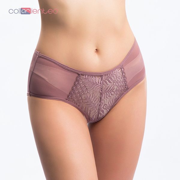 

coloriented soft woman underwear panties seamless briefs for women underpant lace breathable everyday wear culotte femme, Black;pink
