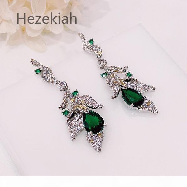 

2020 езекия 925 tremella иглы lady благородных серьги кисточка eardrop персонализированной мода зеленый блестящего танец партия свободная пе, Golden