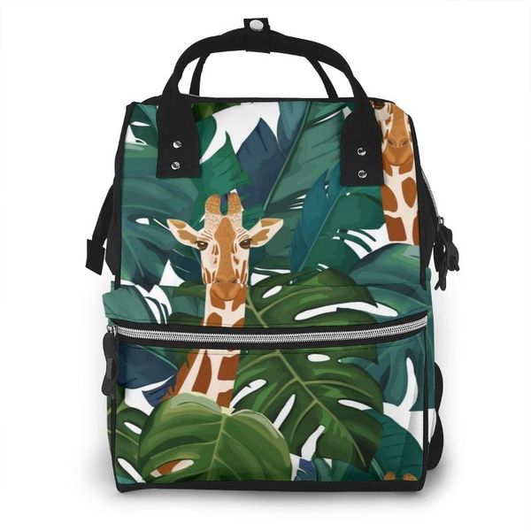 

fashion mummy maternity nappy bag exotic palm tree giraffe large capacity baby bag travel nursing for baby care