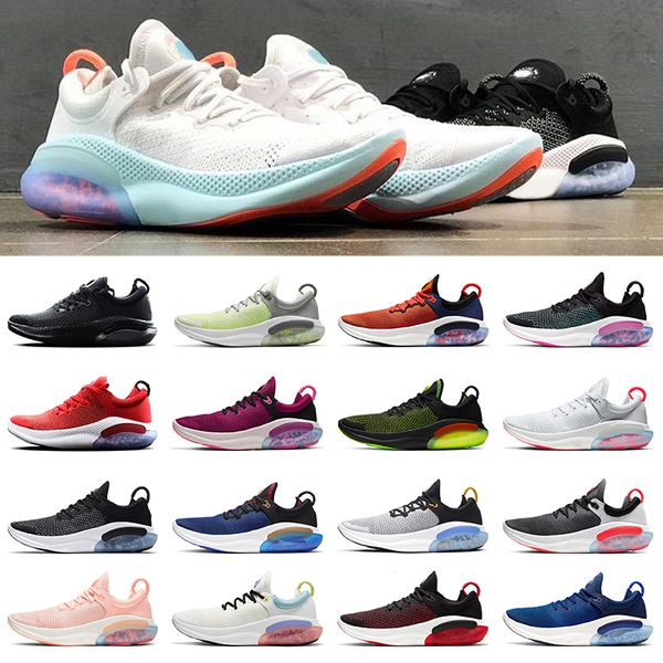 

joyride run fk ocean cube men women running shoes noir platinum tint summit white fashion womens mens trainer athletic sport sneaker 40-45, Black