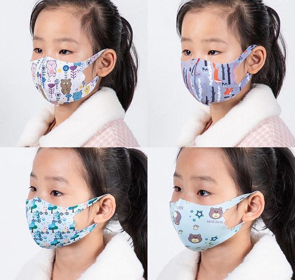 

students mask face children's cartoon printed girls children's kids can designer masks protective masks breathable face wash 2020