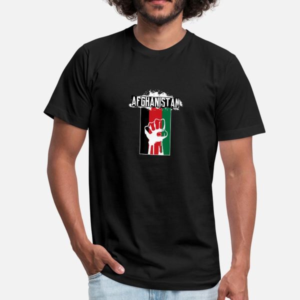 

afghanistan flag t shirt men designer tee shirt plus size 3xl cool cute building spring normal shirt