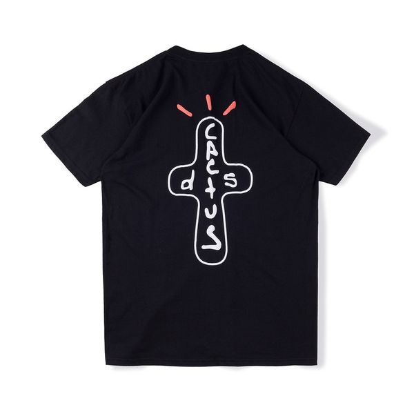

2020 ins spring summer american travis scott cactus jack tee skateboard mens designer t shirt women street casual tshirt, White;black