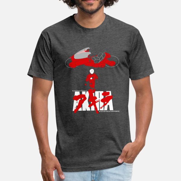 

akira t shirt men create 100% cotton round collar leisure graphic fashion summer style cool shirt