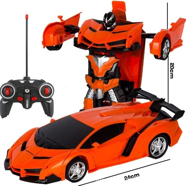 

2 in 1 rc car toys model toy transformation robots car sell deformation robot car