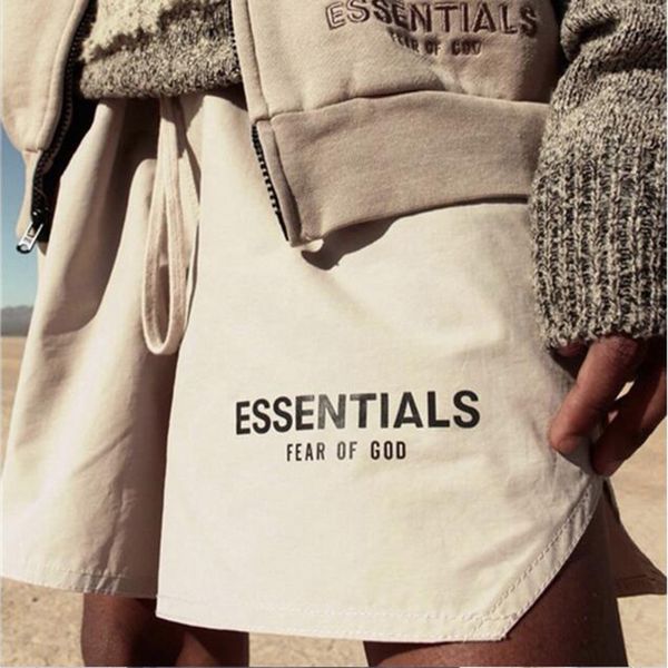 

summer new men's selling casual sports shorts gyms fitness loose five-point pants outdoor basketball training tide brand shorts, White;black