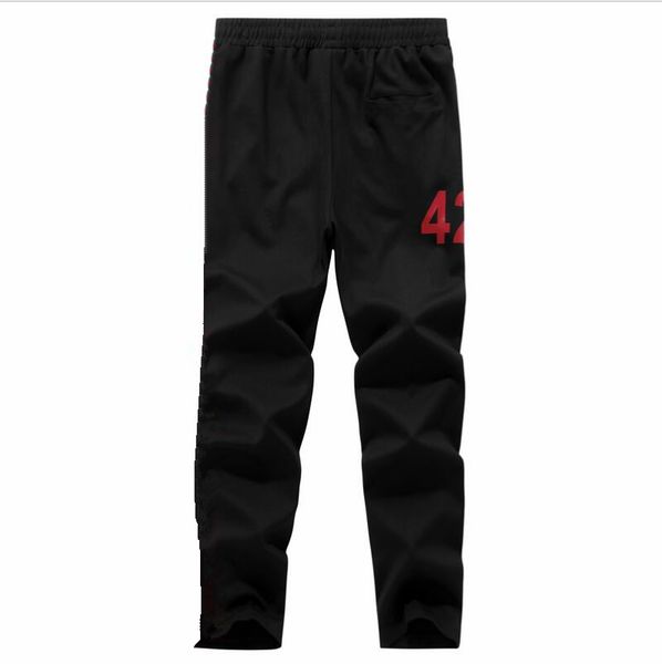 

2020 new fa6234 autumn new men's casual sweatpants solid high street trousers men winter joggers brand warm pants, Black