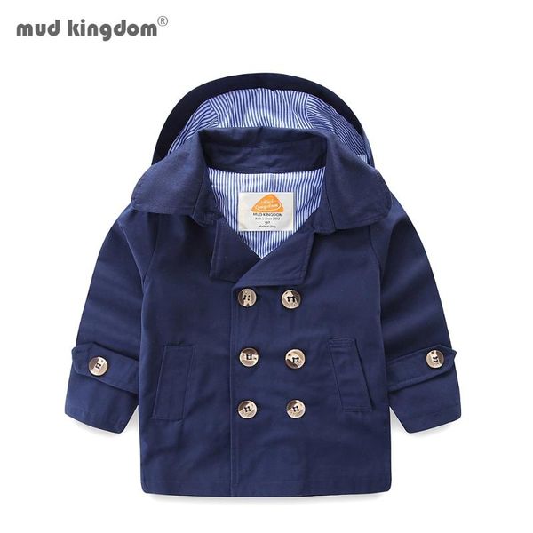 

mudkingdom little boys hooded trench coats fashion double breasted kids windbreaker, Camo