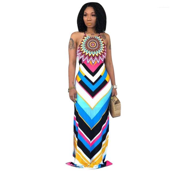 

strap sleeveless backless dresses ladies party dress women 3d digital print slip dresses hollow out spaghetti, White;black
