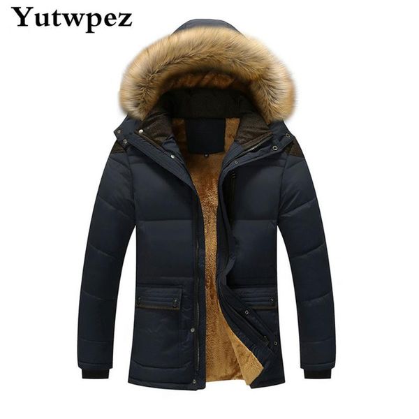

winter jacket men casual warm cotton warm parka coat mens jackets and coats thicken outwear new brand clothing asian size 2020, Black