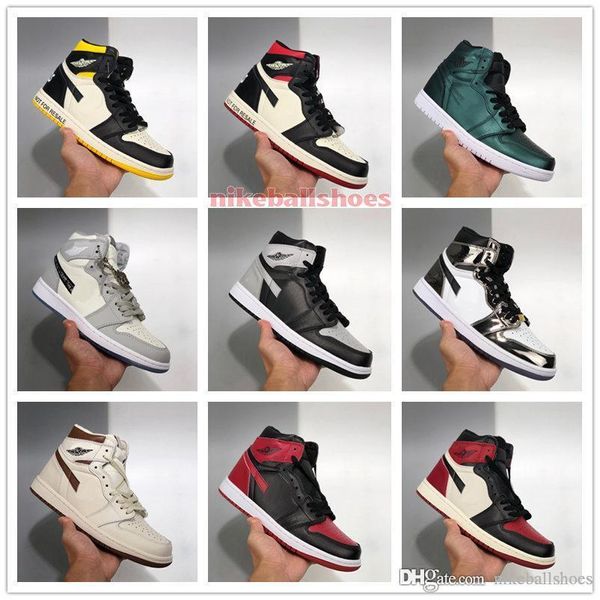 

2020 jorrdan 1 High Mid OG SE Mocha DIER Chicago Grey Black Bred Toe Mens Womens kids shoes for sale With Box Basketball shoe store US4-11