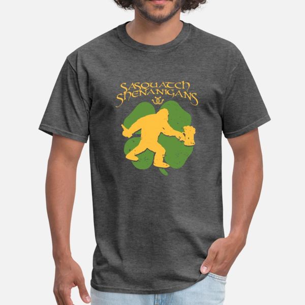 

sasquatch shenangians party like bigfoot on st t shirt men create cotton s-xxxl basic solid sunlight comfortable summer natural shirt