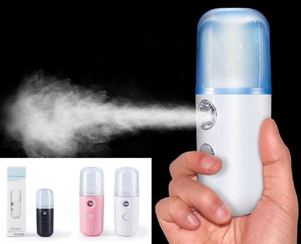 

30ml portable facial steamer face sprayer usb nebulizer nano facial steamer humidifier hydrating women beauty skin care tools dhe966