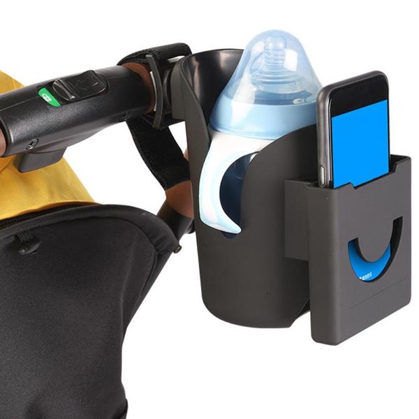 

2-in-1 baby stroller cup holder universal multi-functional stable placement mobile phone holder baby carriage accessory
