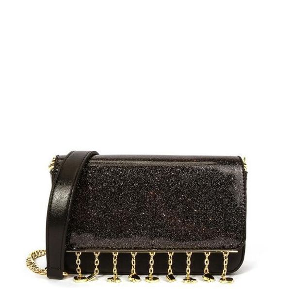 

designer-2018 new chain bag korean version of the bright leather hanging ladies messenger bag simple small square bag