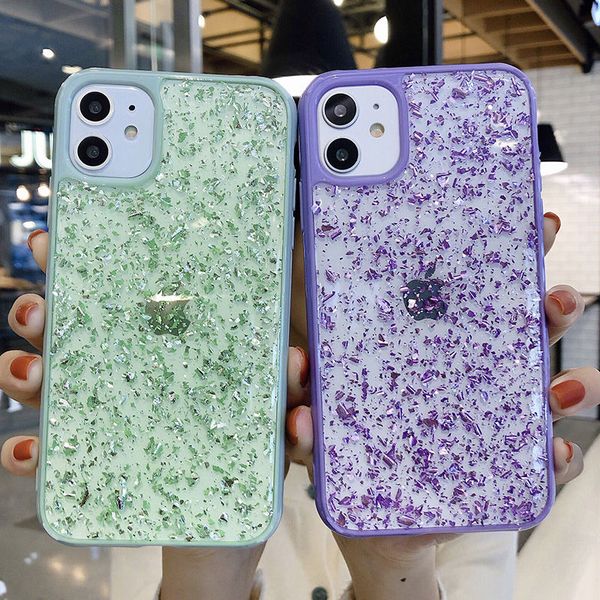 

candy цвет рамки телефона чехол для iphone 11pro xs max x xr 8 7 6 6s plus блеск soft прозрачная задняя крышка противоударно