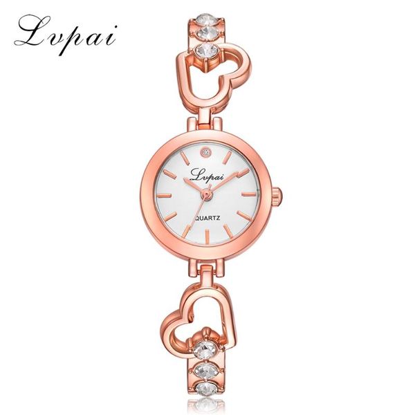 

brand women bracelet watch luxury casual women watches alloy rose gold ladies clock rhinestone female quartz watch reloj-3, Slivery;brown