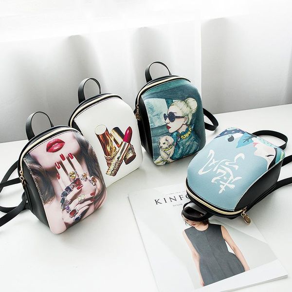 

handbags 2020 korean version of the new handbag personalized printed bags shoulder messenger bag casual small bag dropshipping