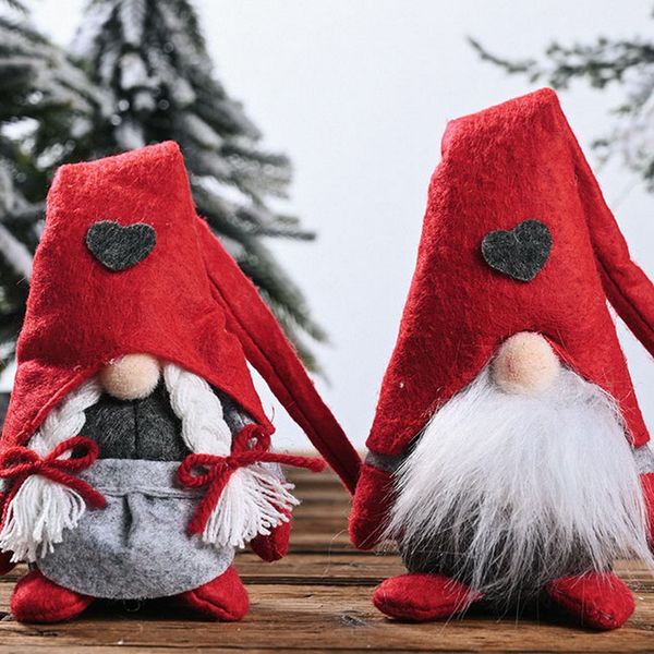 

1pcs lovely creative dolls christmas tree pendant hanging ornament gift new year xmas decor supplies home party decoration, Silver