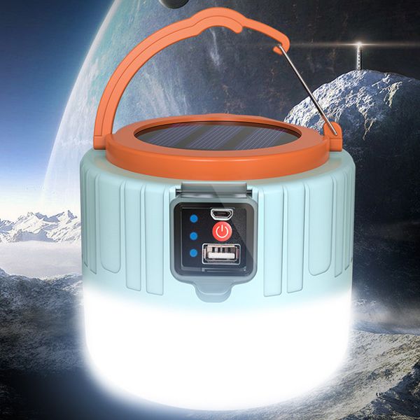 

portable lanterns camping lamp waterproof hook compact rechargeable tent light