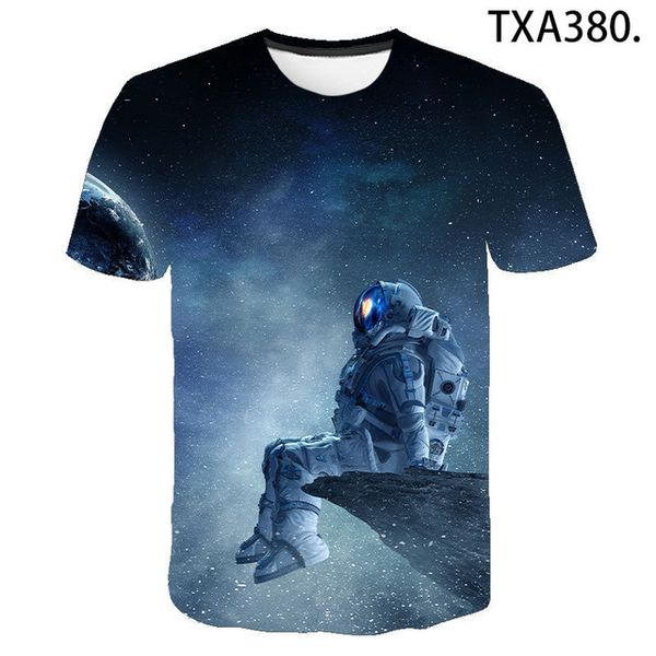 

summer science fiction astronaut boy girl printed cool 3d print shirts aesthetic horror comics men clothing