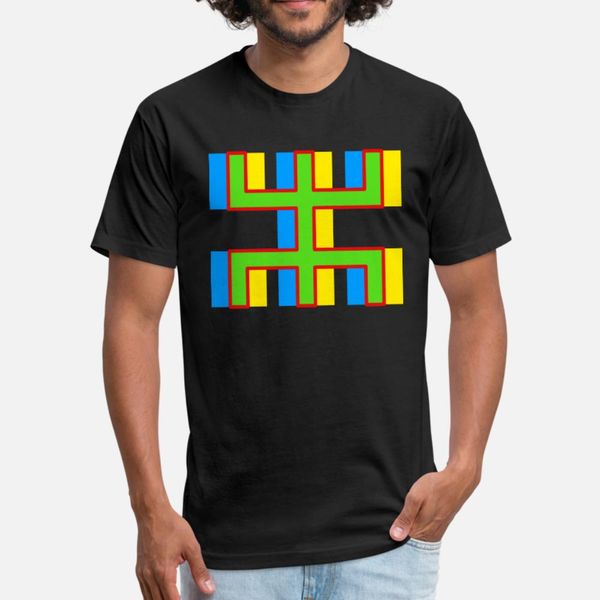 

imazighen t shirt men customize short sleeve o-neck slim crazy new fashion summer style letters shirt