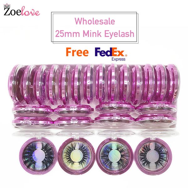 

mink eyelashes 30pairs wholesale 25mm lashes vendor makeup dramatic false eyelashes bulk lash mink eyelash packaging box