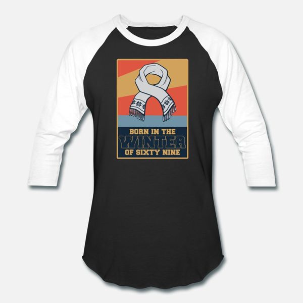 

50th birthday gift winter of 69 dad mom t shirt men customized 100% cotton o neck fit fashion spring letter shirt