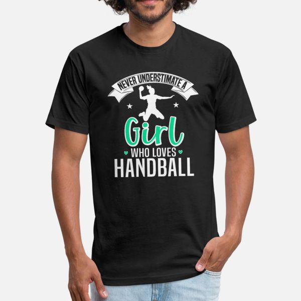 

handball girl t shirt men designs 100% cotton plus size 3xl cool famous basic summer style letters shirt