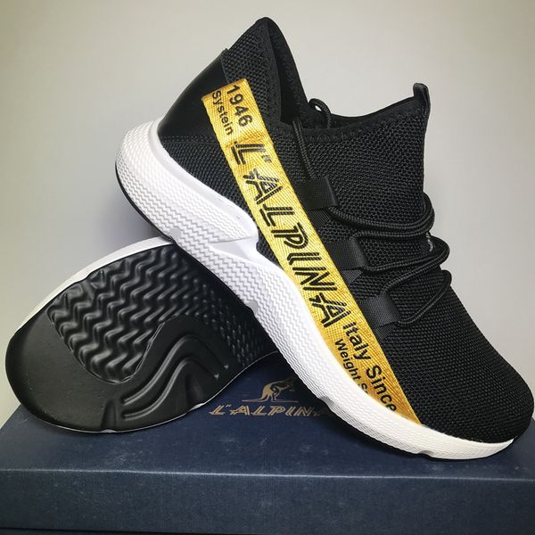 

men's shoes breathable casual shoes running sports men running, Black
