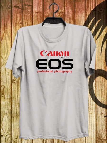 

men 2019 brand clothing tees casual eos professional camera t-shirt