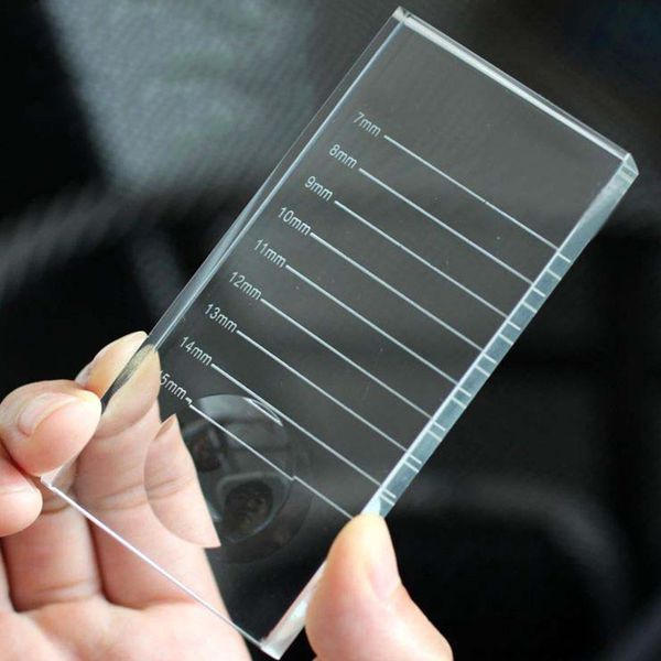 

transparent lash extension supplies glass crystal false eyelashe pallet stand pad fake lashes essential tool for eye makeup