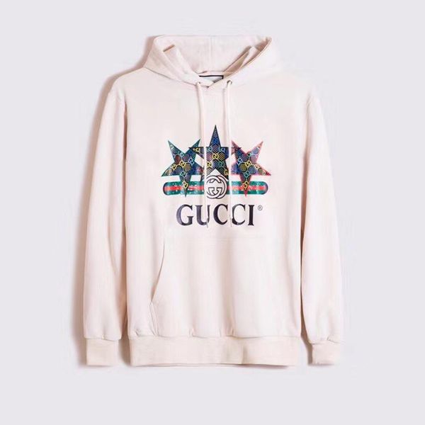 

new mens clothing homme hooded sweatshirts mens women stylist letter embroidery hoodies high street hoodies pullover sweatshirts s-2xl, Black