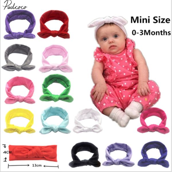 

2020 brand new baby girls princess elastic candy solid color headdress kids baby boys cloth hair band solid bowknot bow 3m-12t, Slivery;white