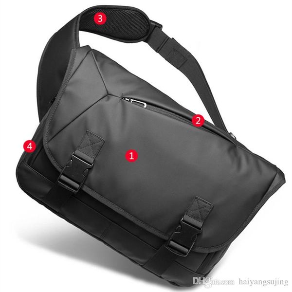 

multi pocket men messenger back bags usb charging man sling chest pack male laptablet shoulder crossbody bag school storage handbag
