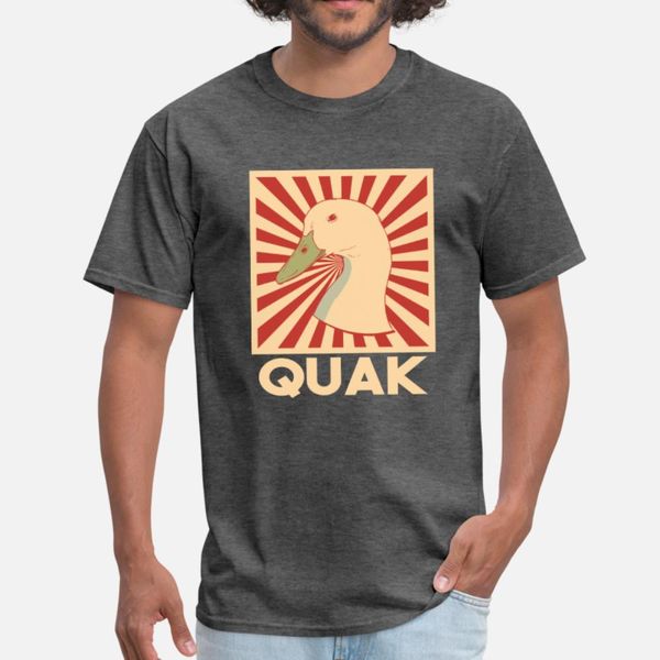 

duck retro quack t shirt men knitted short sleeve o-neck clothing loose basic summer style vintage shirt