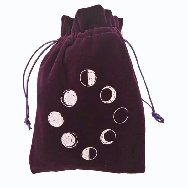 

совет сумка drawstring сумка карты пакет главная мини гадание velvet moon game jewelry ootdty хранения игрушек oracle таро фаза uttud ffshop